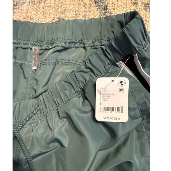Free People Retro Rider Pants in Midnight Jade Size Large NWT - Picture 4 of 7